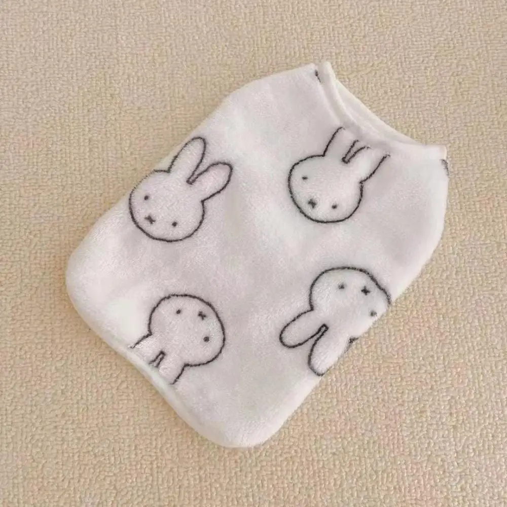 

Miffy Pet Clothing Cute Anime Cartoon with Plush Insulation Creative Simplicity Kawaii Small Medium-Sized Cat Dog Pajamas Gift