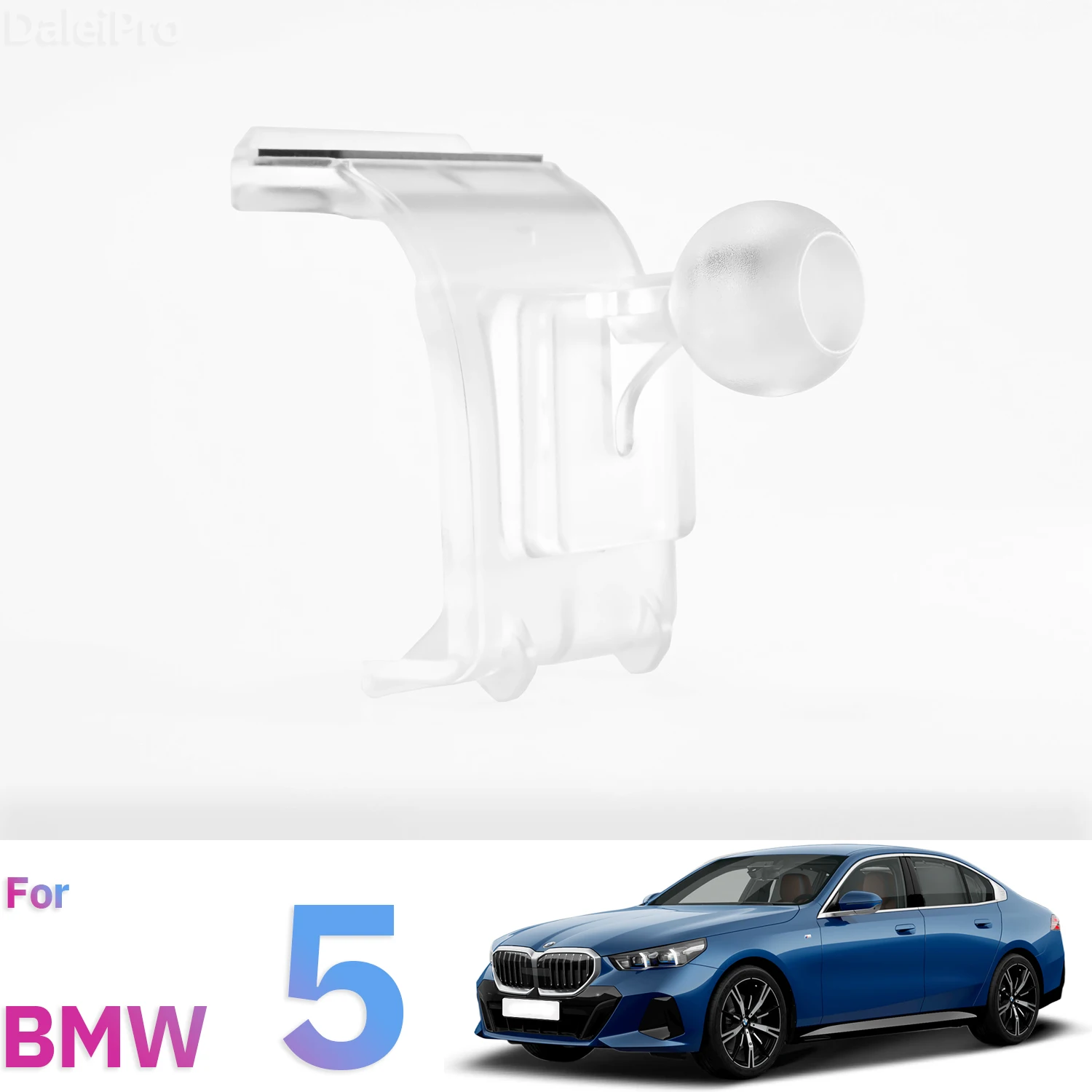 Image of Spezieller Auto-Handyhalter für BMW 5er Serie G60 2024 2025 2026 Auto Kabellose Ladehalterung Magnetische MagSafe-Halterung Handy-Ladegerät