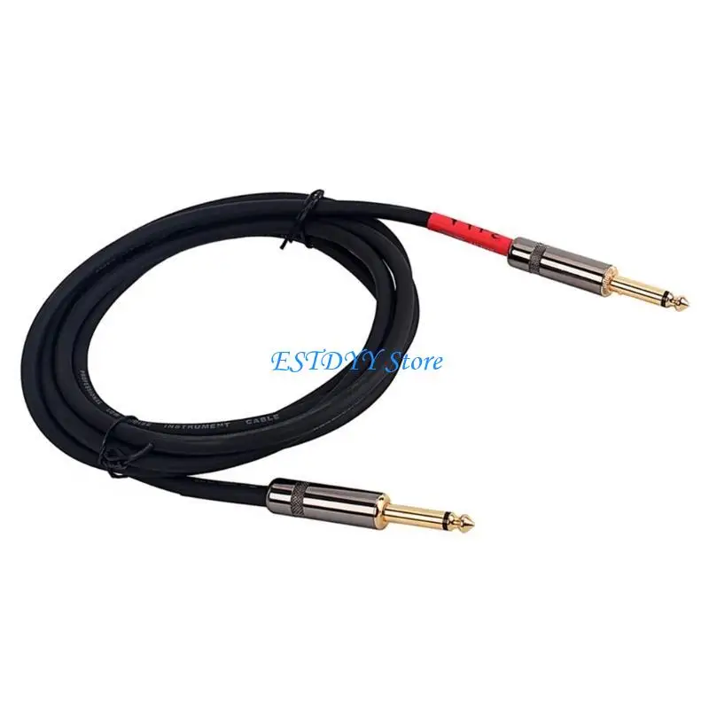 

G6DE Electric Guitar Shield Cable Line Noise Reduction Shield Guitar Wire Straight to Straight Electric bass Guitar AMP Cord