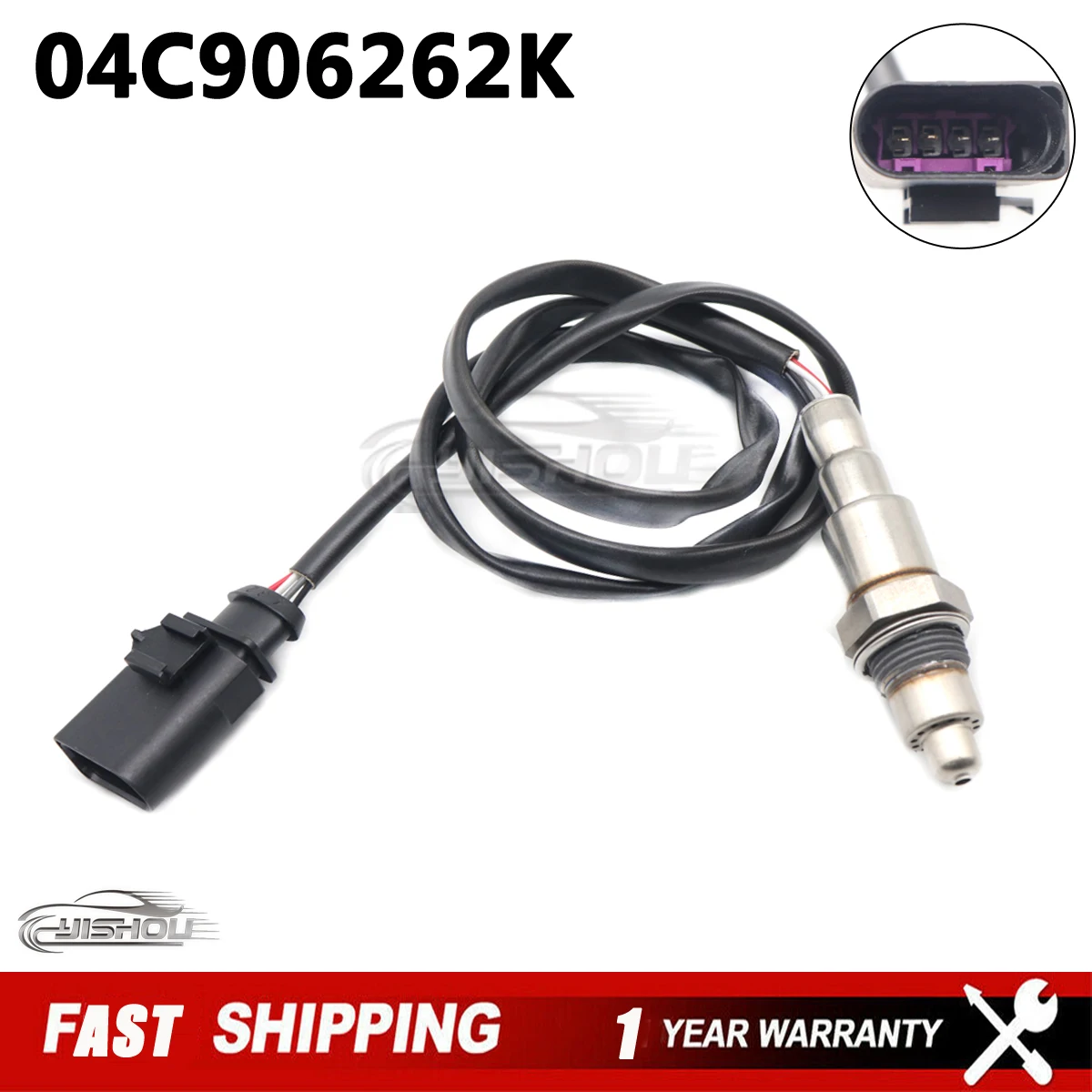 Air FUEL RATIO Oxygen O2 Lambda Sensor 04C906262K For Volkswagen JETTA POLO BEETLE V 1.0L SKODA FABIA 0258030052 06K906262CE