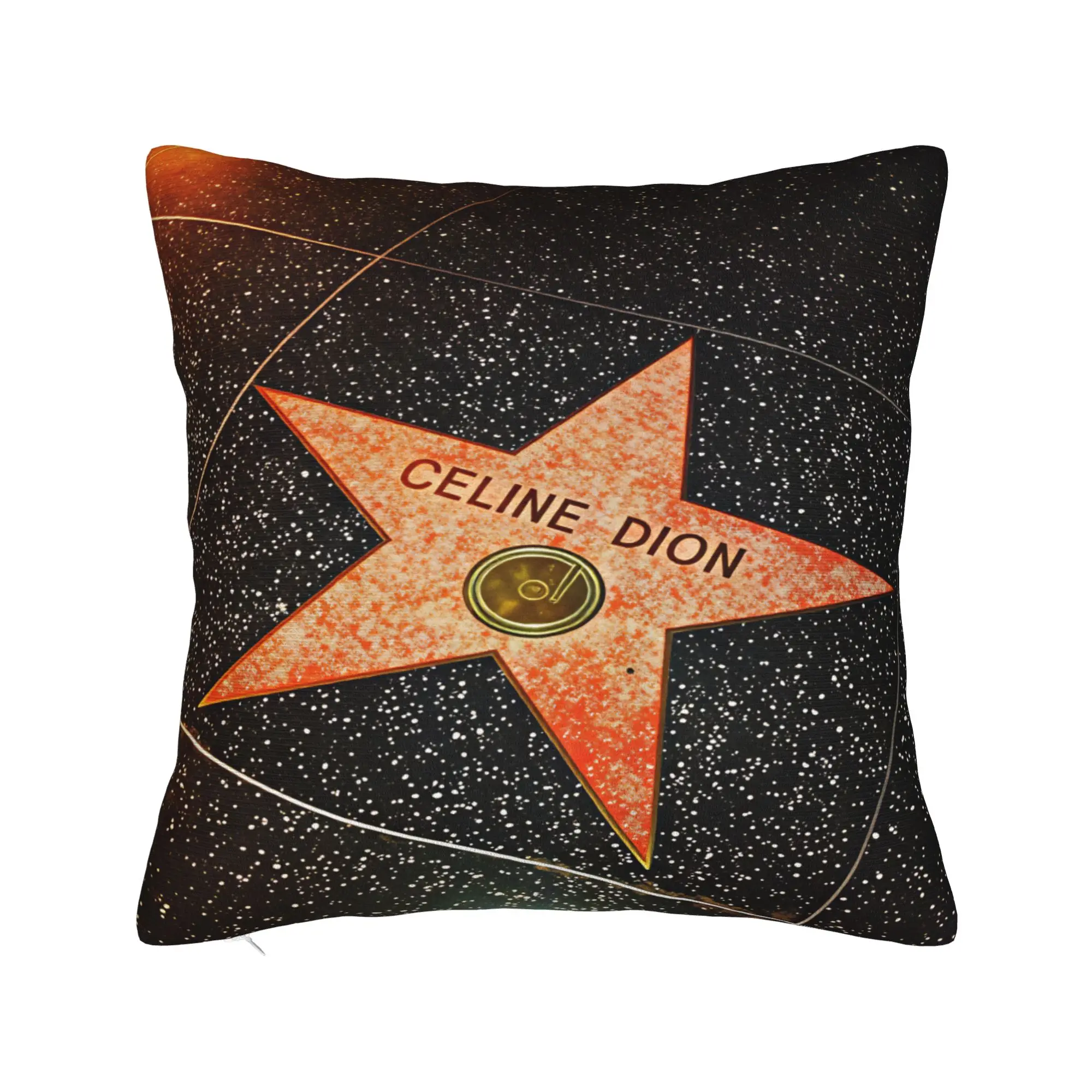 Celines Dions Paris 2026 Pillow Cover  Morden Pillow Case For Couch Sofa Bedroom Graphic Cushion Cover Gift