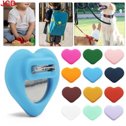 1pc Heart-shaped Silicone Protective Cover for airtag Children Elderly Pet Anti Loss Device Buckle Protective Anti-scratch Shell