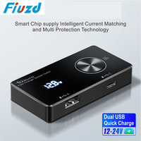 Car Charger Socket Panel 12V/24V RV USB Outlet Dual QC3.0 PD Fast Charging Socket Accessories for Car Bus RV Truck