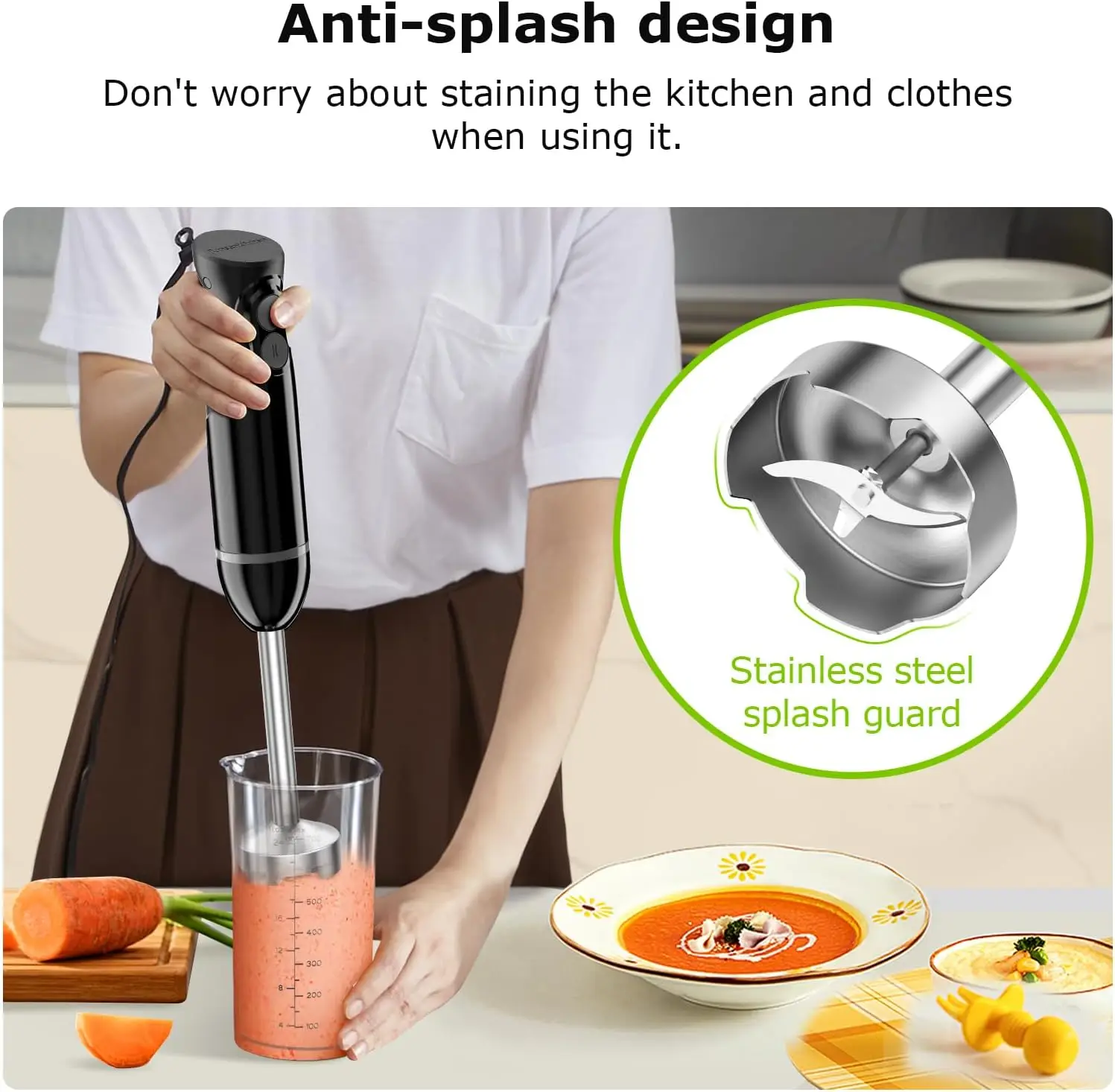 2 Speed Immersion Blender 6