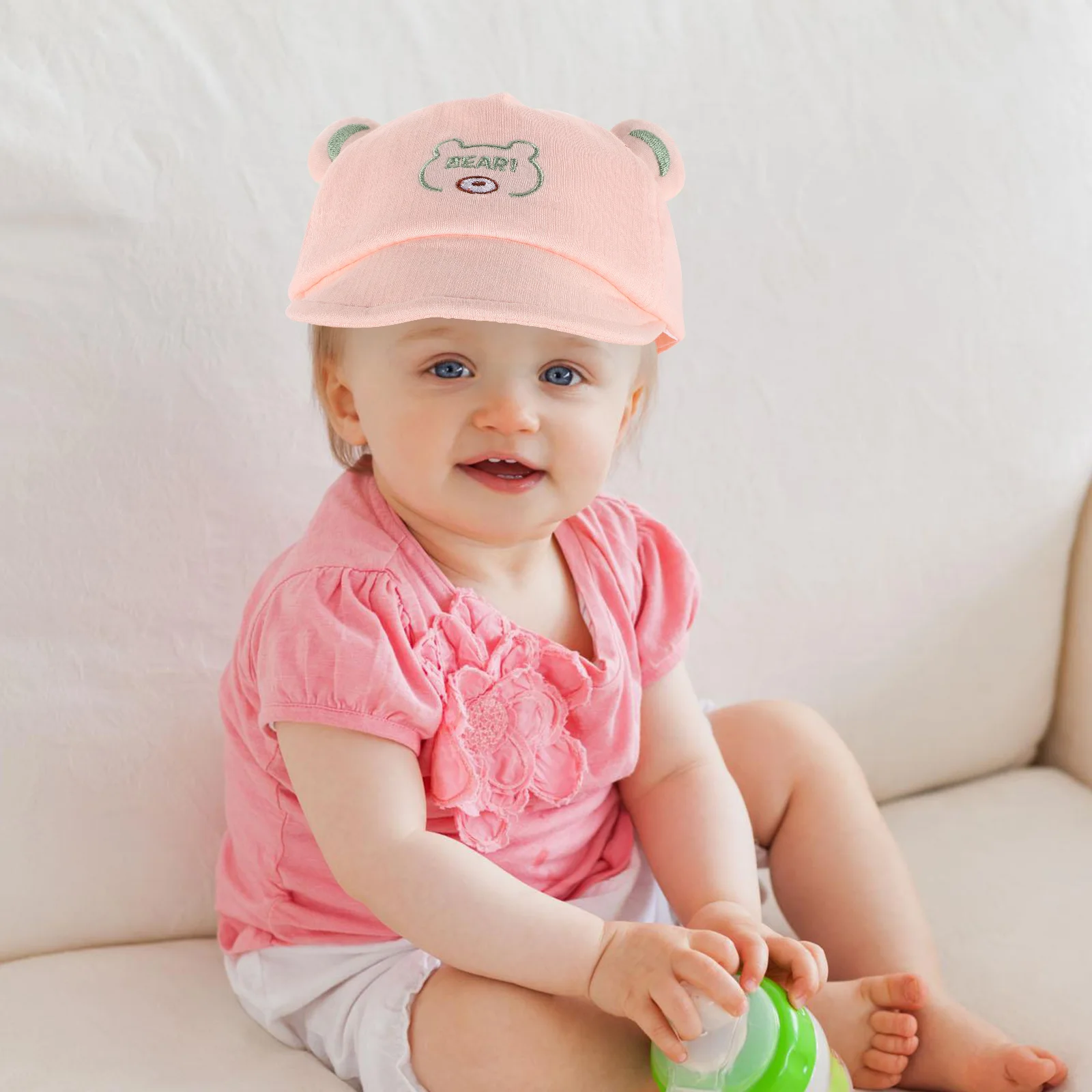 

Baby Boy Cap Girl Hats Toddler Sun Infant Ball Baseball Pure Cotton Bucket Summer Walking Baby Beach Hat Cartoon Cute Toddler