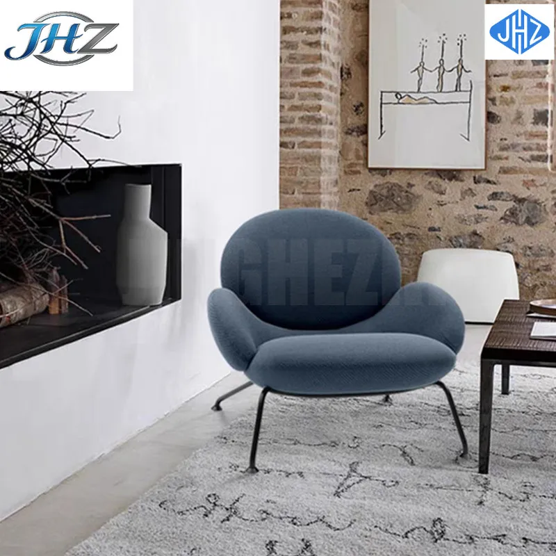 JHZ for Makeup Salon Living Room Chairs Individual Pink Girl Nordic Comfortable Living Room Chairs Simple Relax Modern Sillo