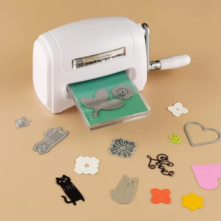 

Mini Manual Die Cutting and Embossing Machine for DIY, Hand Embossing Machine for DIY Die Cutting Embossing Paper Card Craft Sc