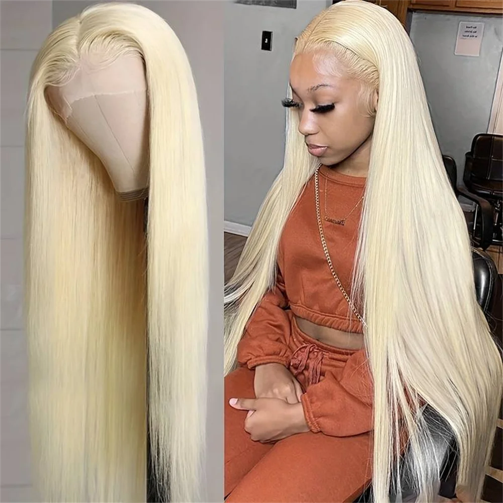 613 Straight Front Lace Wigs 4×4 Glueless wig human hair ready to wear Pre Cut Brazil wig 13×4 13×6 HD lace front human hair wig