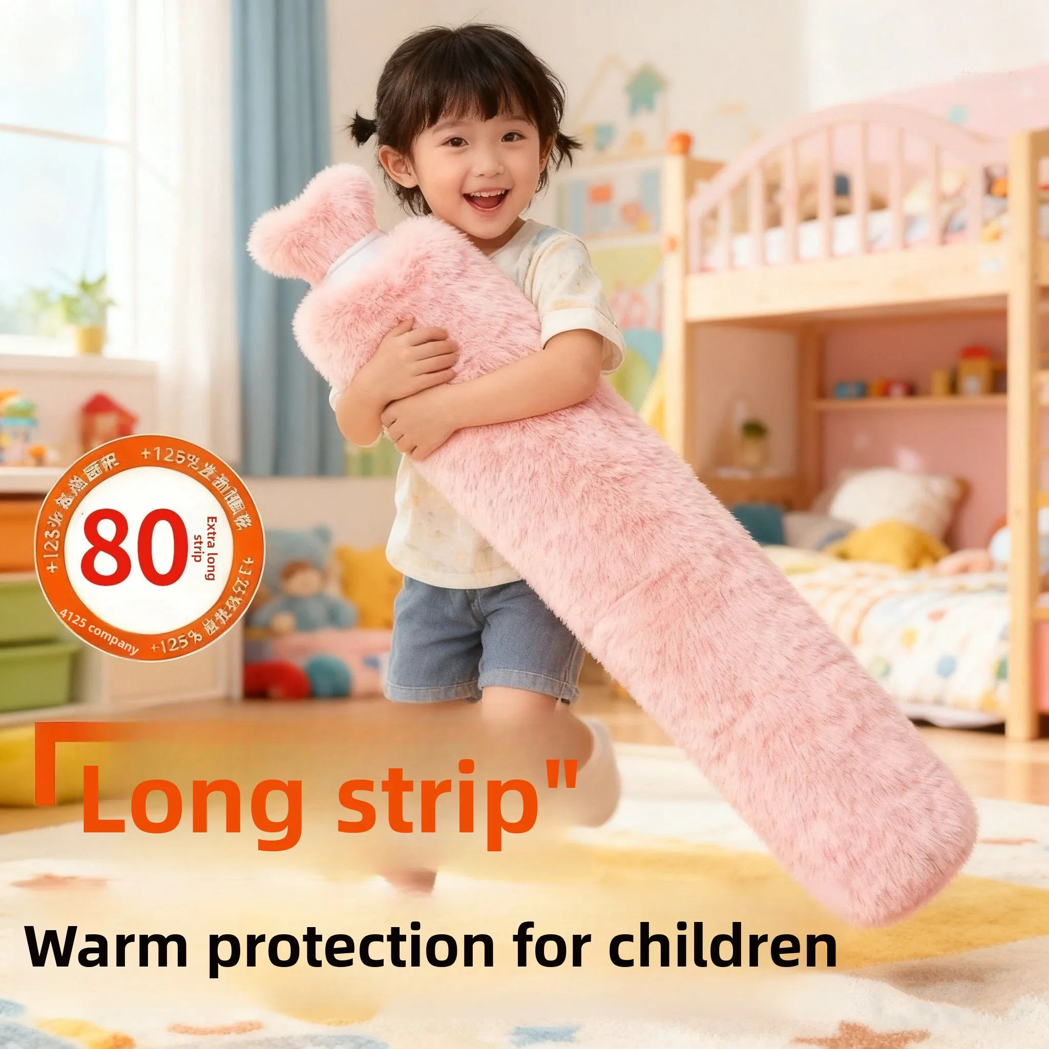 

Thiened Long Сумка для горячей воды Детская сумка для теплой воды для ног Очень большая специальная сумка для теплой кровати для домашнего использования