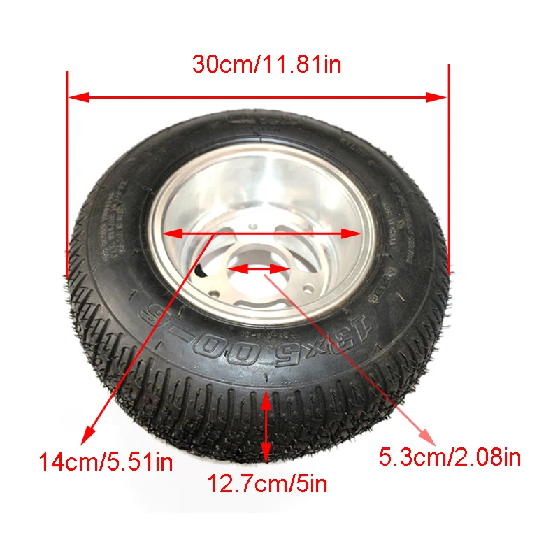 13x5.00-6 Tire Tyre for 50cc 110cc 150cc 200cc Cargo ATV Go kart 212cc GX200 CT200U Coleman Mini Bike - view 2