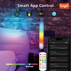USB LED Pickup Night Light Strip RGB Lamp WIFI Tuya Music Rhythm TV Ambient Light For Gaming Room Beside Table Decor