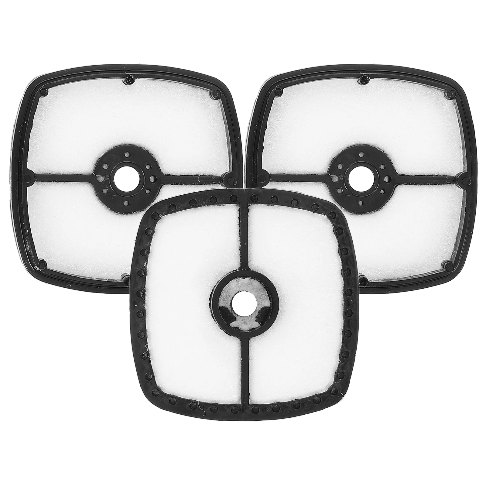 

3pcs Air Filter Sponge for Lawn Mower Trimmer Gas Engine Generator Carburetor Equipment Air Filtration Durable Longlasting Easy