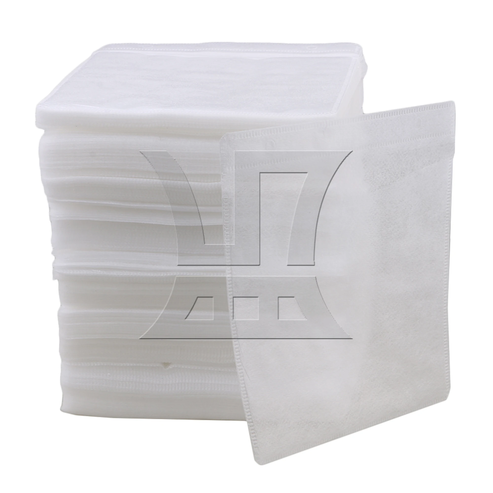 

Yibuy 200pcs OPP Sleeves CD Sleeves White for Video Works Disc Packaging