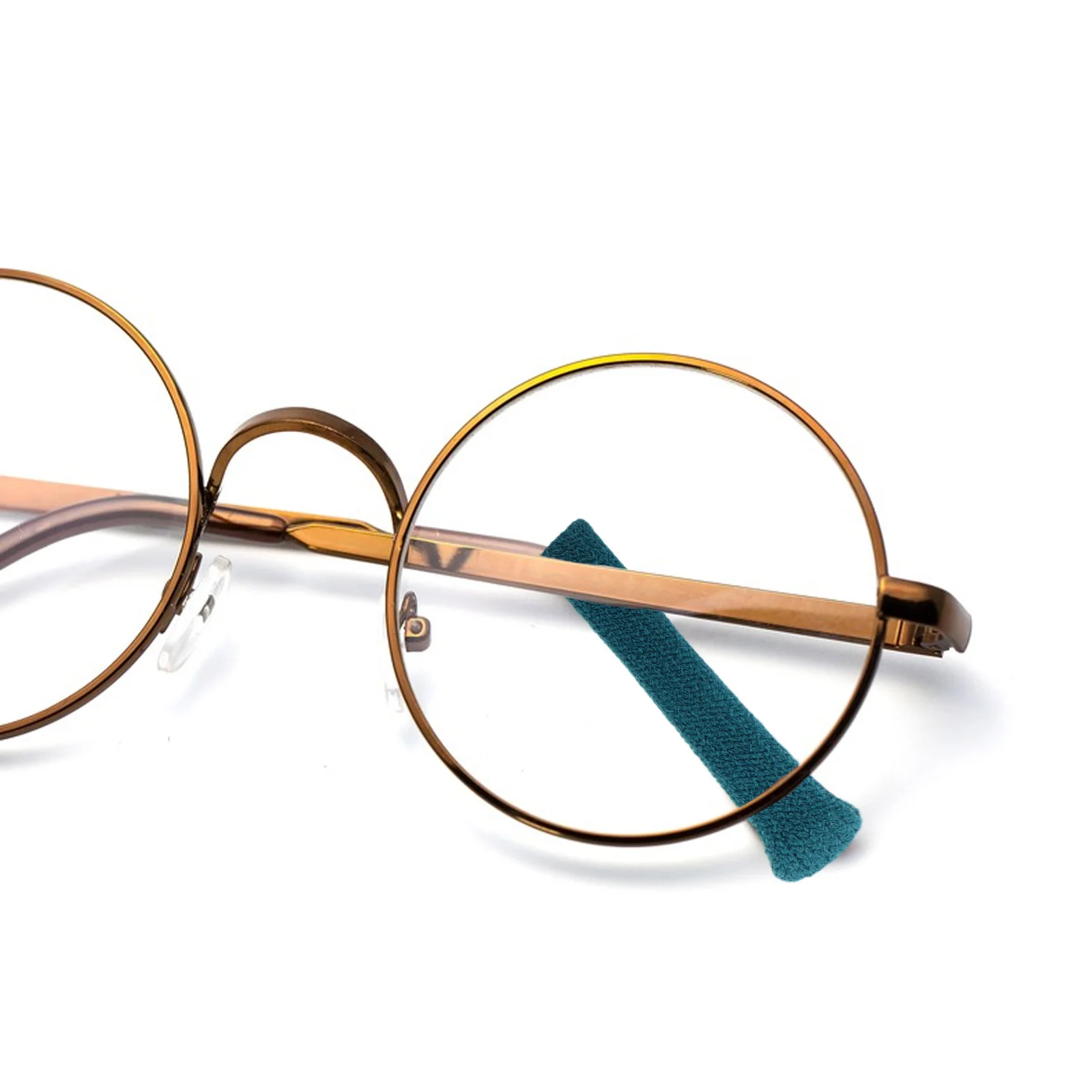 

4Pairs Eyeglass Leg Covers Knitted Elastic Anti-Slip Temple Sleeves Soft Ear Cushions Glasses Accessories Comfort Retainer