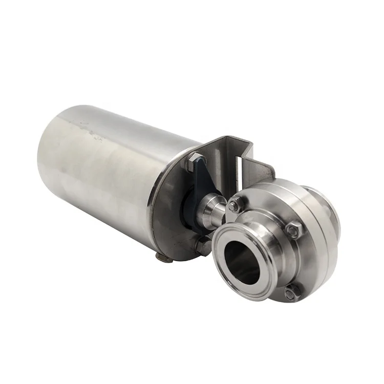 Sanitary Stainless Steel SS304/SS316L Pneumatic Electric Tri Clamp Butterfly Valve SS Vertical Actuator OEM/ODM Food Grade Water