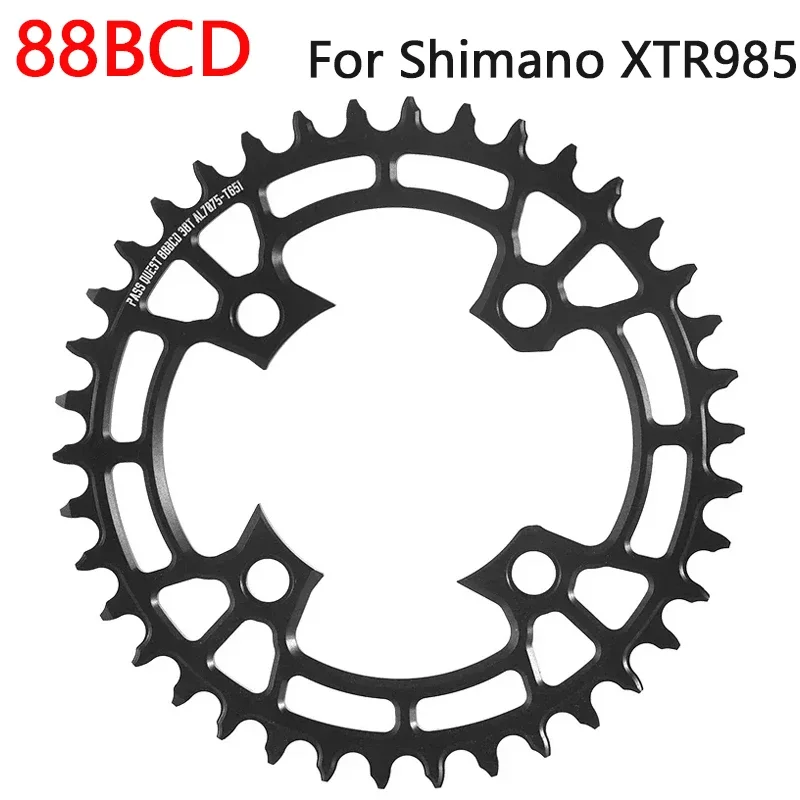 XTR985 88 BCD Chainring crank MTB Chainrings 36T 38T 40T 42T 44T black round MTB Bike Chain For Shimano XTR985 BCD 88mm