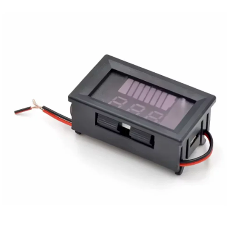 12V 24V 36V 48V 60V Auto Batterij Laadniveau Indicator Lithium Batterij Capaciteit meter Tester Display LED Tester Voltmeter