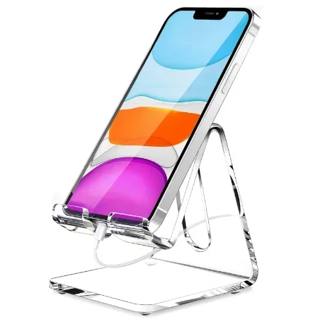 Customizable acrylic mobile phone and tablet display stand wholesale digital store display equipment