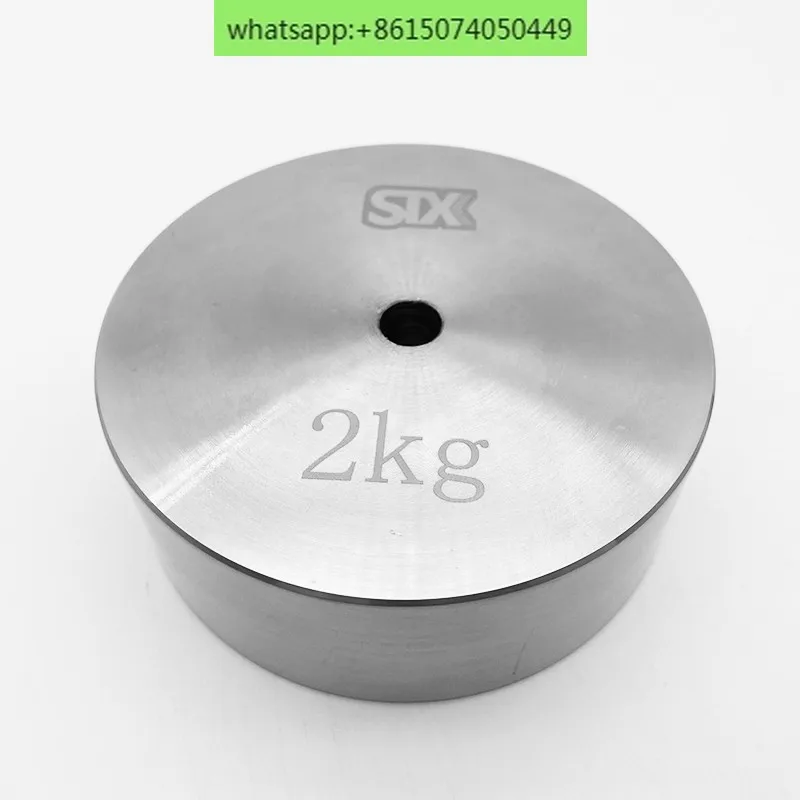 M1 standard weight block 1kg stainless steel 20kg counterweight round with hole calibration electronic scale method size 500g