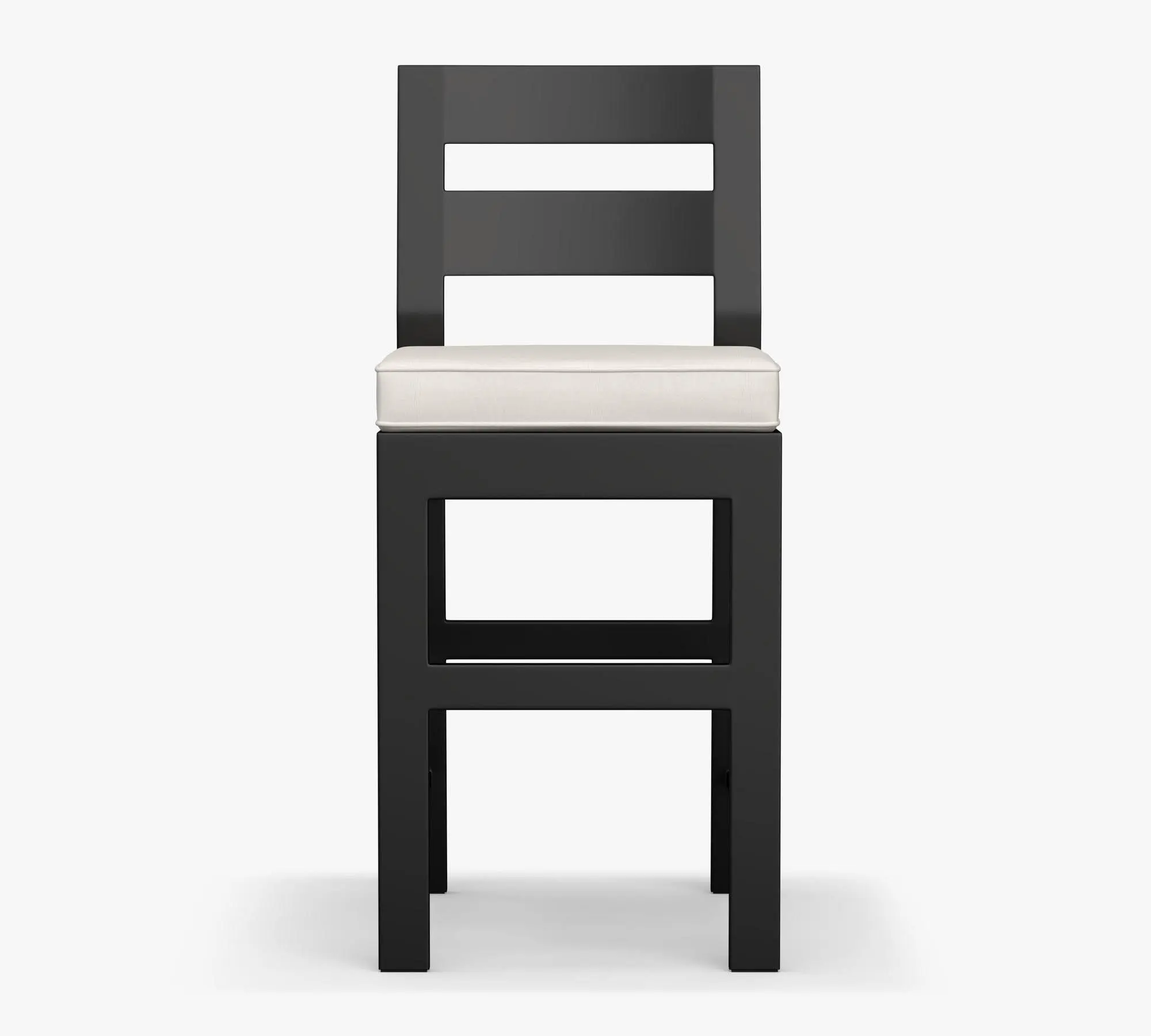 New modern style metal outdoor counter stool rustroof aluminum garden terrace lounge furniture
