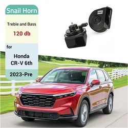 Car Snail Type Horn Accessories Modified Tweeter High Bass Styling For Honda CR-V 6TH 2023 2024 2025
