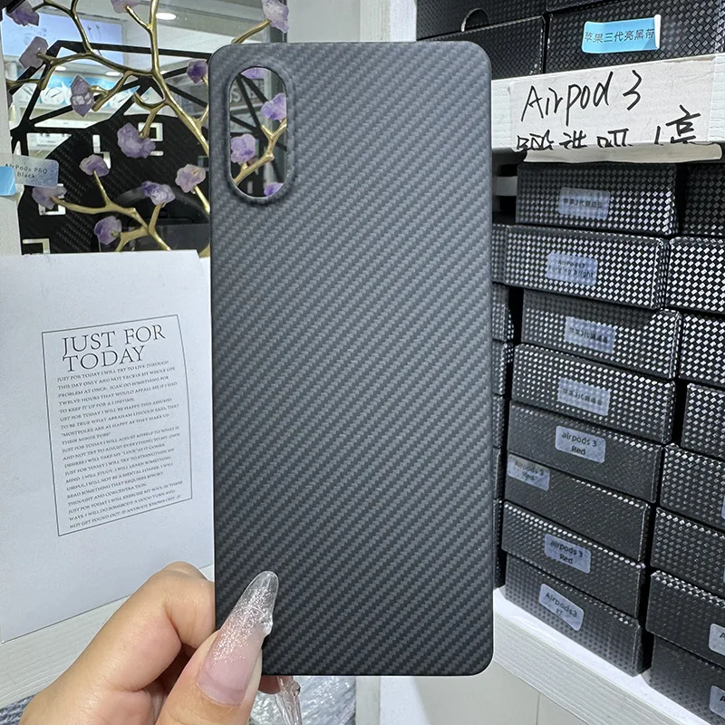 

For Sony Xperia 10 VI Genuine Carbon Fabric Fiber Aramid Case Ultra thin Lightweight Protective Cover