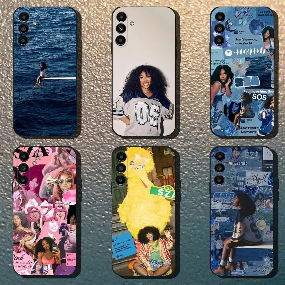 

Singer S-SZA lana Phone Case For Samsung Galaxy A13,A21s,A22,A31,A32,A52,A53,A71,A80,Soft Black Shell