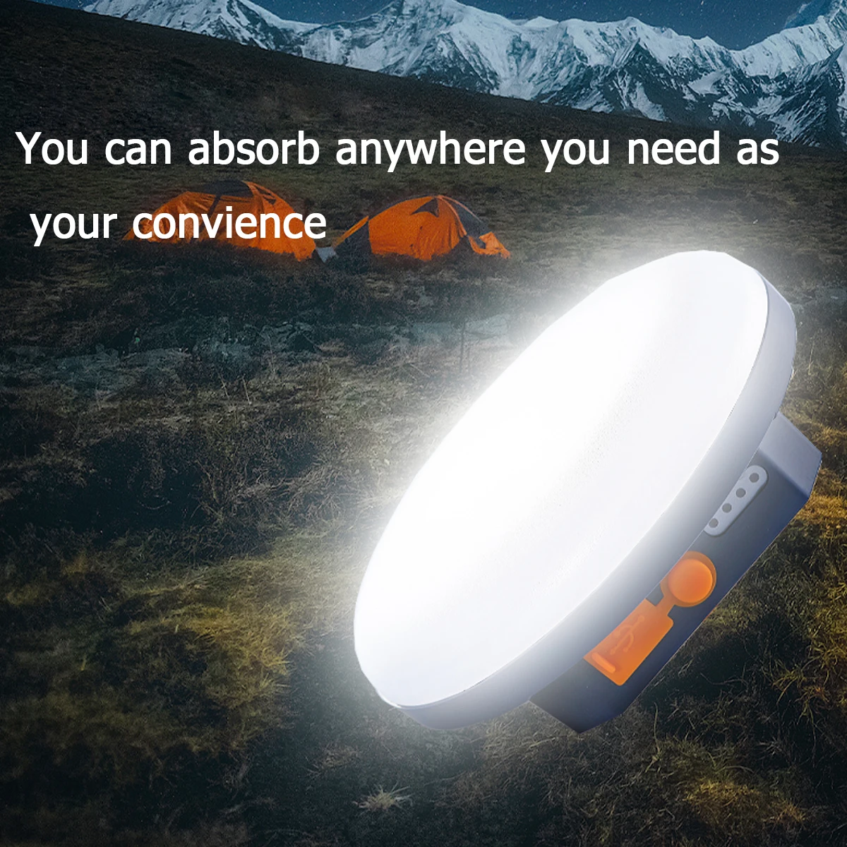 4800mAh Rechargeable Lantern Portable Camp Light Magnet Emergency Light Hanging Tent Bulb Powerful Flashlight Home  LED