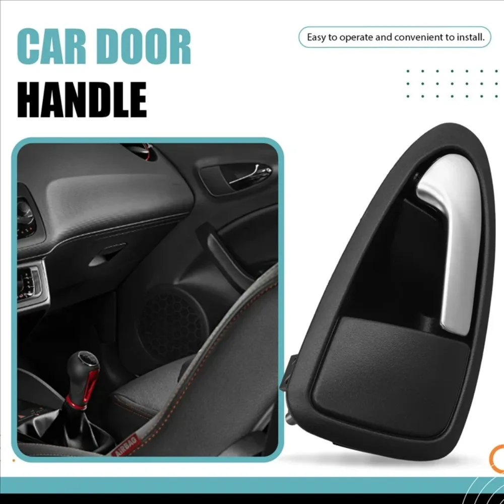 

AASS-Car Interior Door Handle Auto Inner Door Handles Inside Inner Knob For SEAT Ibiza 2009-2012