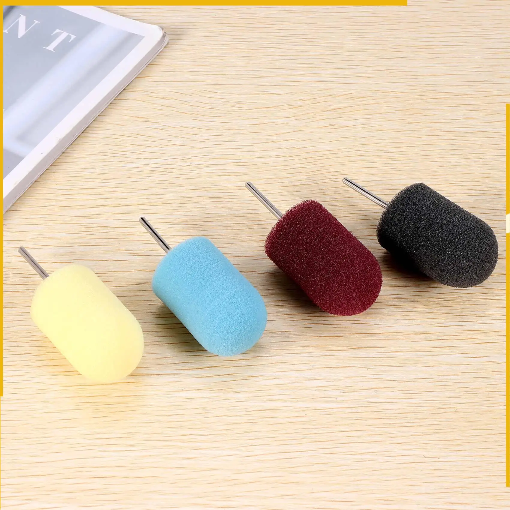 

A92P Buffing Polishing Wheel Car Polish Buffing Shank Polishing Sponge Cone Metal Foam Pad Car Maintenance Automobile Cleaning T