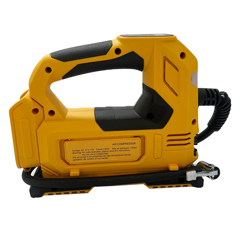 Fit DEWALT Portable Air Pump Cordless Inflator Tool for 18V Battery Car Tyre Electric Motorcycle Portable Air Pump