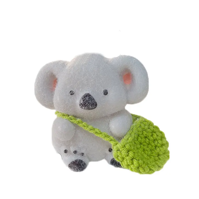 Kawaii Koala zabawka do ściskania powolne odbijanie zabawki Fidget zabawki ręcznie robione silikonowe Stress Relief gniotka zabawki zabawki sensoryczne