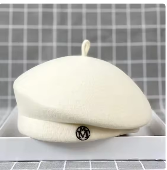 Classic Ladies Beret Hat Fancy Wool Felt Hat Warmer Winter Hat Cap White Black Women Fedora Hat Fascinator Pillbox Hat Formal - Image 9