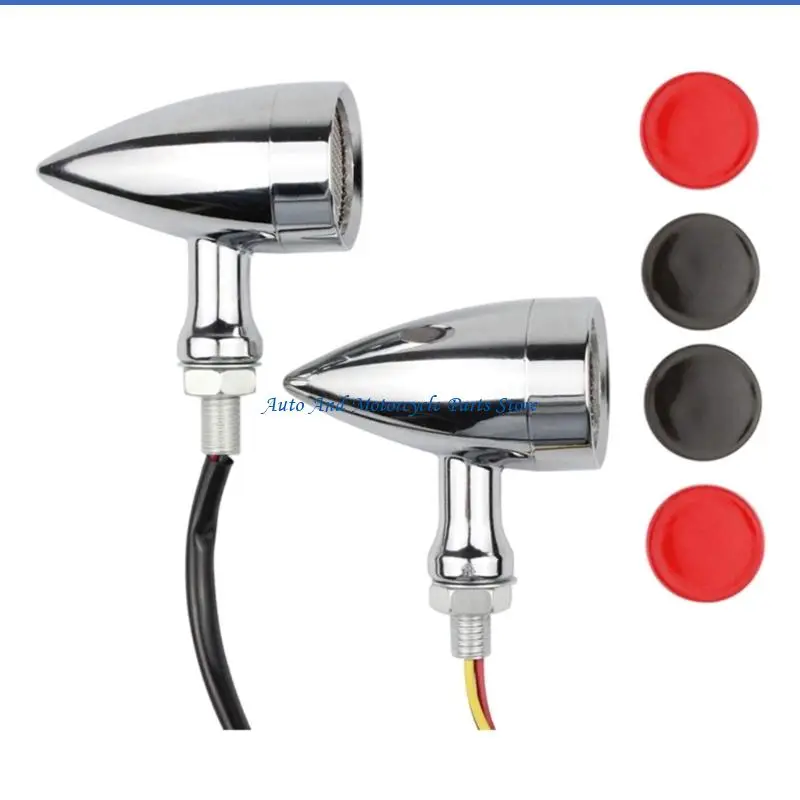 P9FD Weather Resistant Motorcycle Lights LED Turn Light Lights Blinkers Flasher 12V 3W