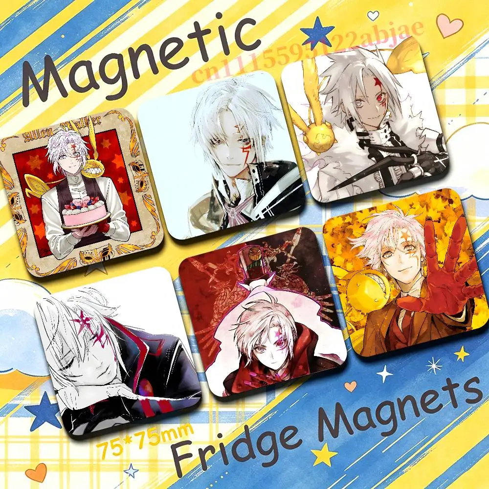 D Gray Man A-Allen Walker New PVC Fridge Magnet for Cartoon Refrigerator Decor For Child Magnetic Toy