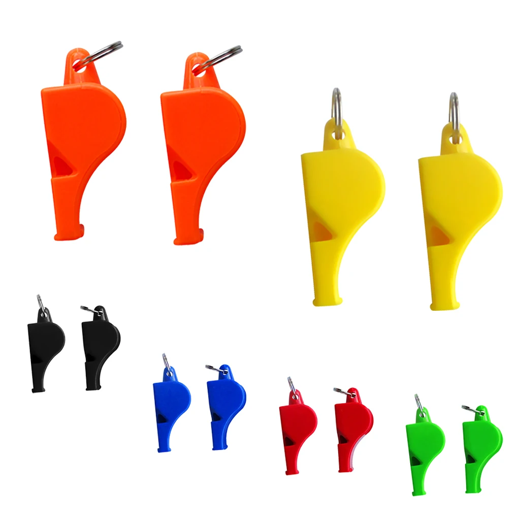 2 Stück laute Notfall-Überlebenspfeife Marine Camping Bootfahren