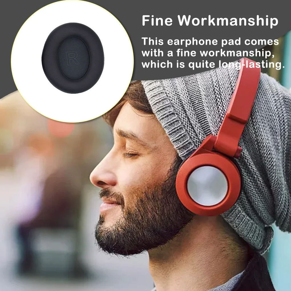 Earphone Pad Ear Cushion Softness Handy Installation Fine Lightweight