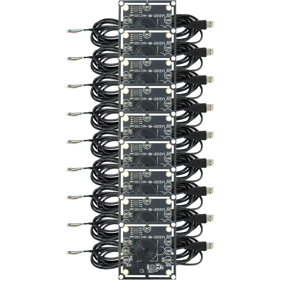 

Top Sale New 9Pcs 100 Degree Camera Module 1MP OV9732 1280x720 USB Free Driver Manual Focus,with 3 Meter Cable for WinXP/7/8/10