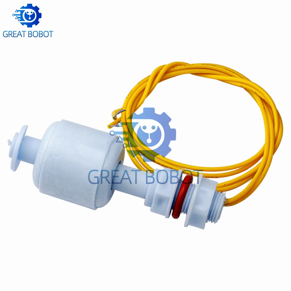 BS 1pcs 52mm PP Liquid Water Level Sensor Horizontal Float Switch Down