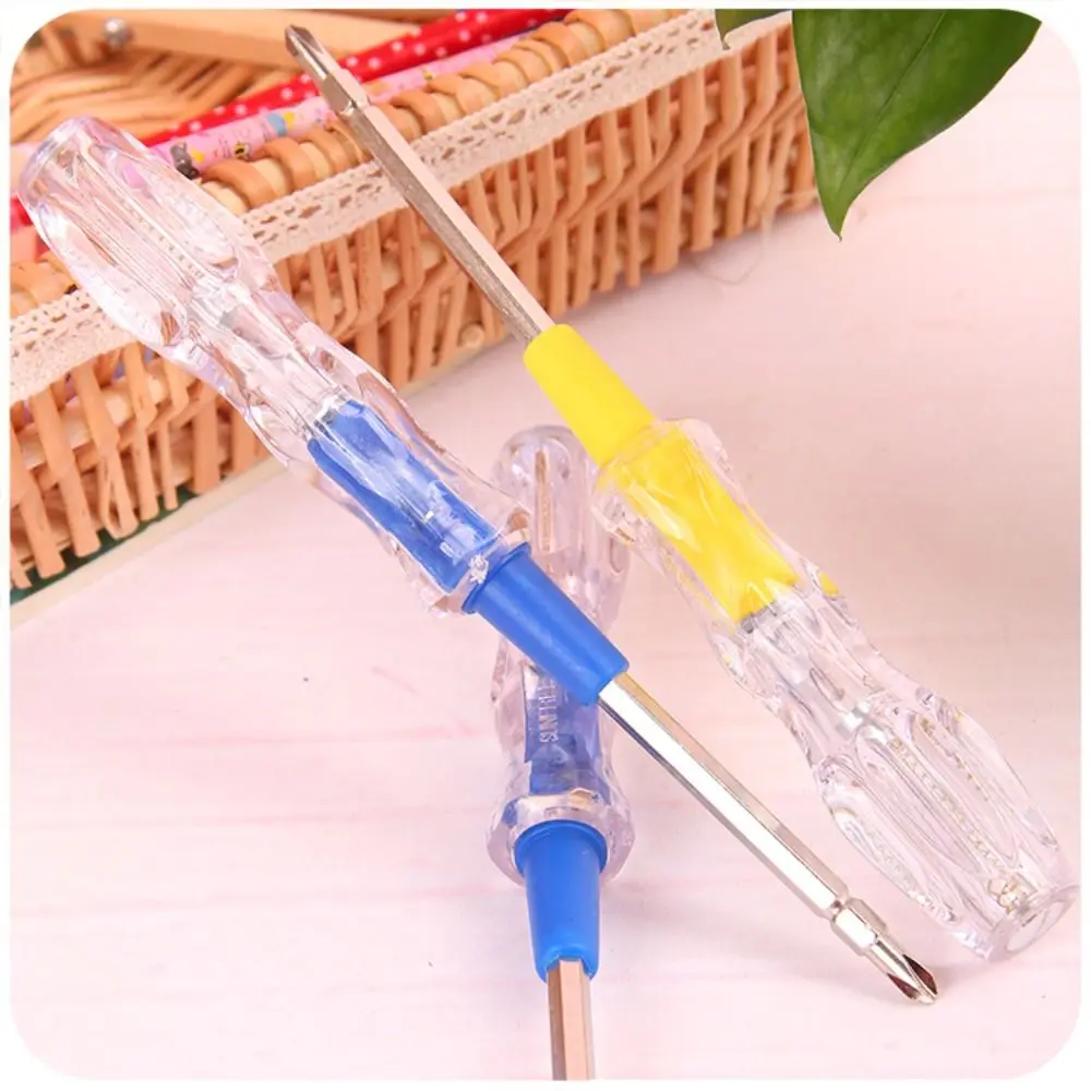 Head Non-contact Dual Function Screwdriver Tester Pen Induction Power Detector Electric Indicator Intelligent Voltage Tester