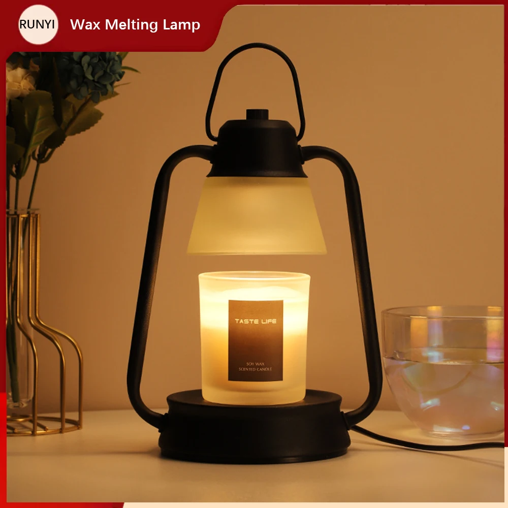 

Creative Candlestick Metal Iron Aromatherapy Diffuser Wax Melt Lamps Dimmable Wax Melt Warmer Lamp Romantic Gift Desk Decor