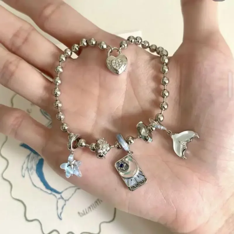 

Ретро карты Таро, волшебное гадание, браслет со звездой Таро, ожерелье для женщин, винтажные продвинутые подвески из бисера, ювелирные аксессуары