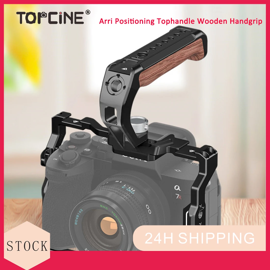 Topcine ARRI Locating Top Handle for Camera Cage with 3/8