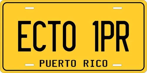 Puerto Rico Yellow Custom Personalized License plates Auto Bike Motorcycle Aluminum