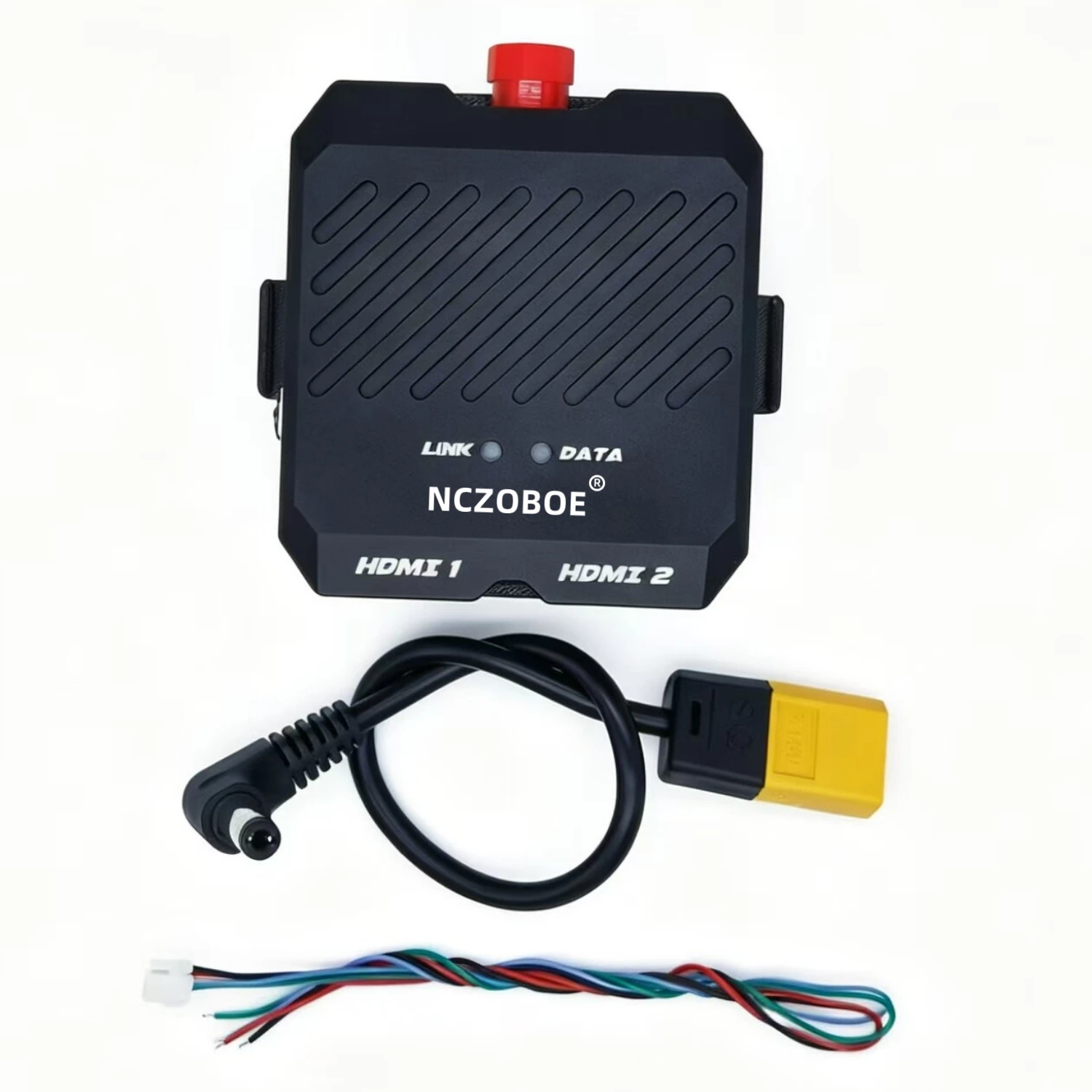 NCZOBOE Optical Fiber Transmitters Dedicated to Drones, Optical Fiber Converters for Drones, and Signal Converters 80KM