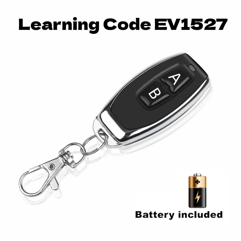 433MHz Learing Remote Control RF Smart Remote Control Learning Code EV1527 Home Transmitter For Gate Garage Door Alarm Receiver