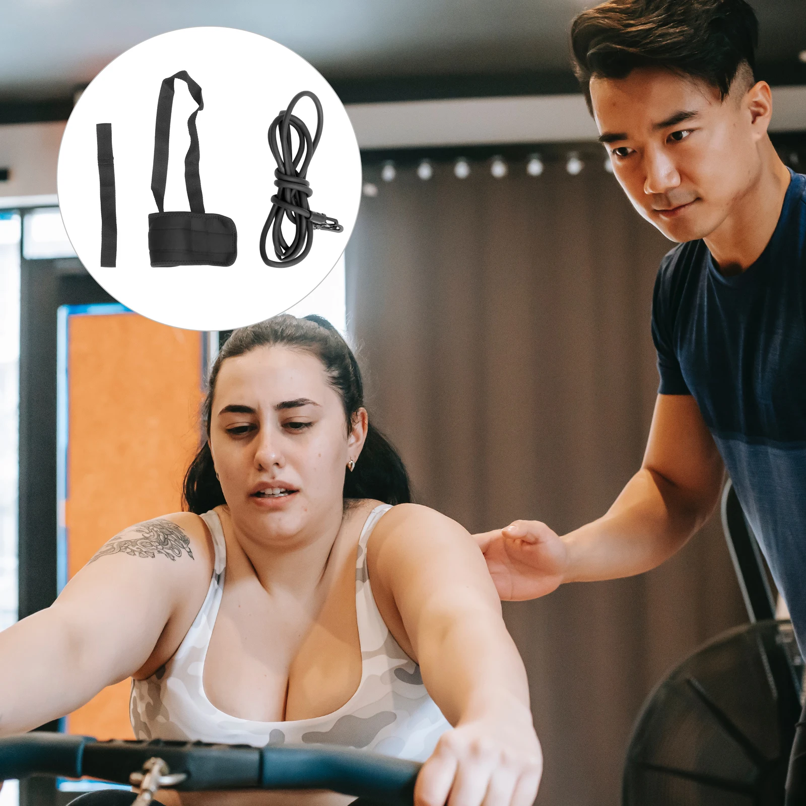 

Ankle Band Swimming Strap Resistance Straps Tether for Pool Training Belt Fitness