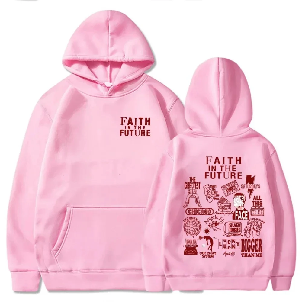 Sudaderas con capucha de Hip Hop para fanáticos, Faith In The Future Album Series, 2024, gira mundial