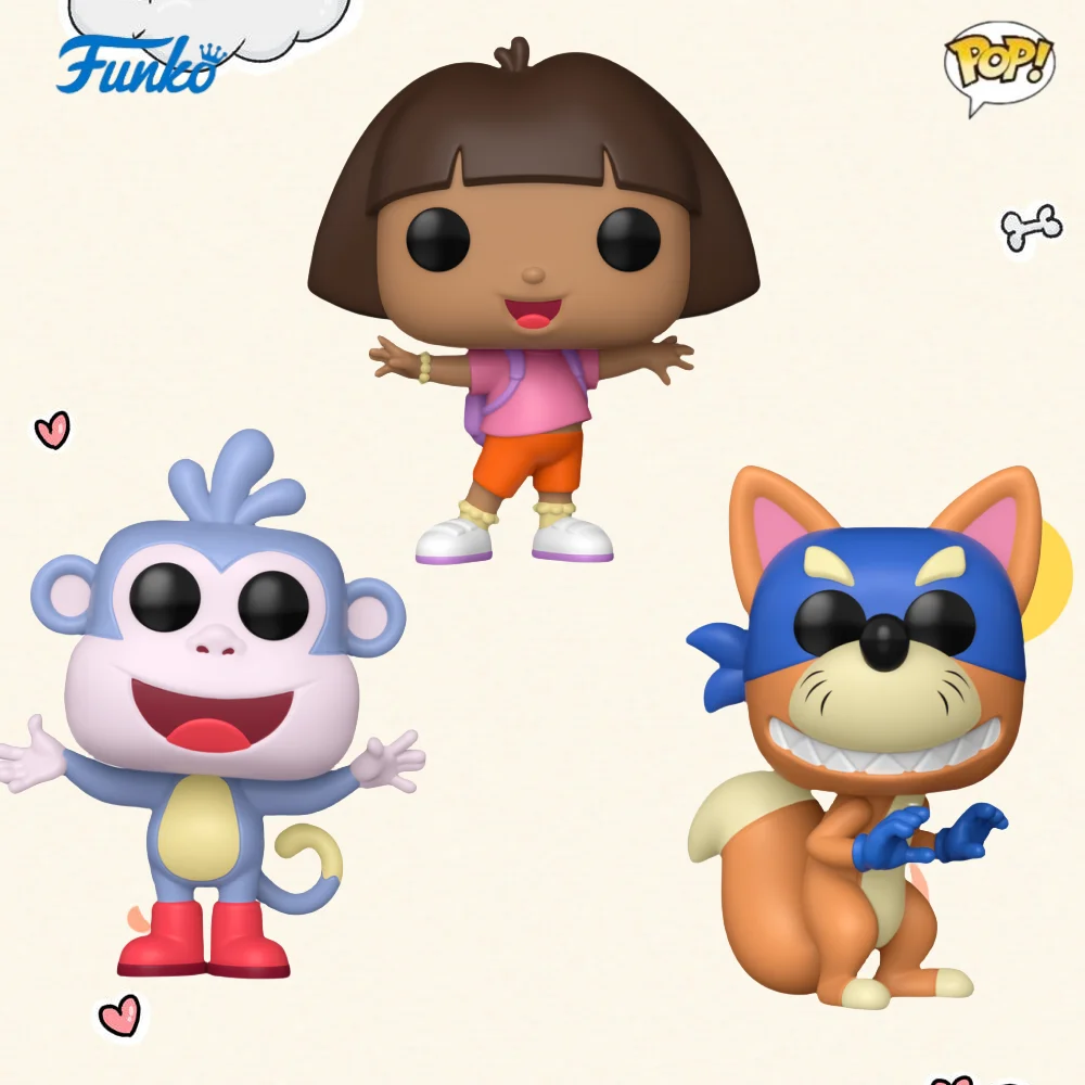 

Dora the Explorer Swiper Boots Figures Nickelodeon Anime Figure Funko Pop Figurine Collectible Limited Edition Model Toy Gift