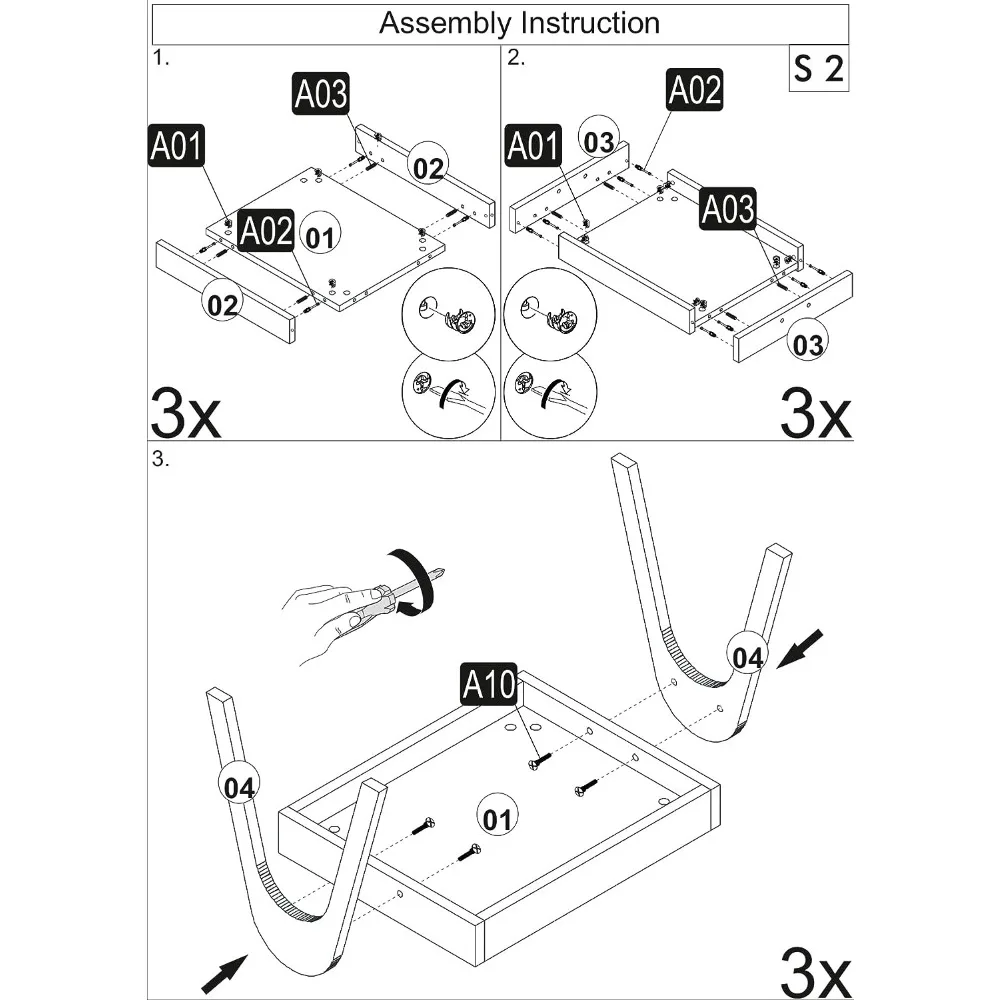 Module-Us Roma Nesting Tables Set Of 3 Side Living Room Console Table, Coffee Tables, Sofa Table